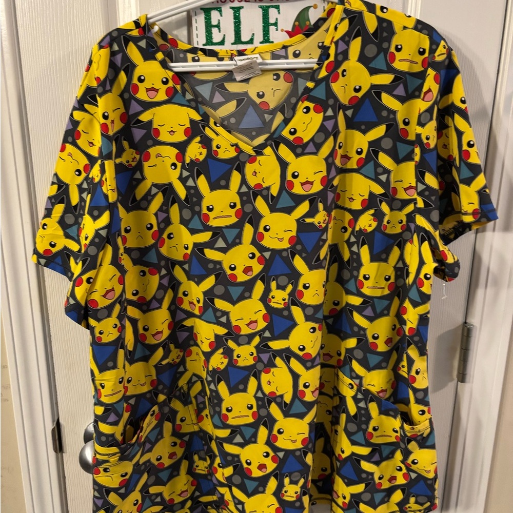 Pokemon Pikachu Yellow and Blue Women's Tunic